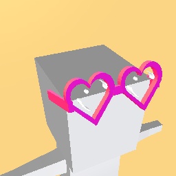 Hot pink heart glasses