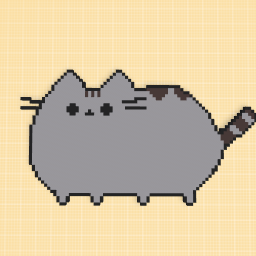 +100 Followers! Simple Pusheen