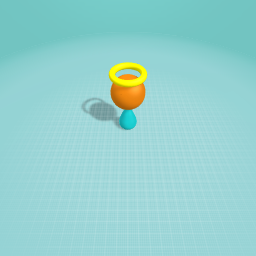 Wierd person with a halo