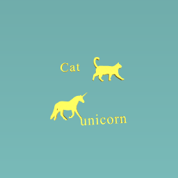unicorn & A cat