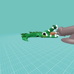hungry baby  crocodile