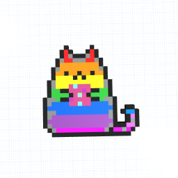 Rainbow Pusheen Cat