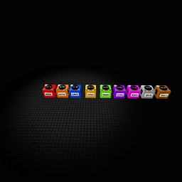 game cube colour palette red to brown
