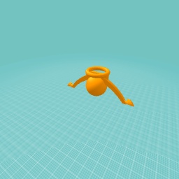 Run through the hoop and balance on the ball