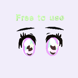 Free to use(eyes)