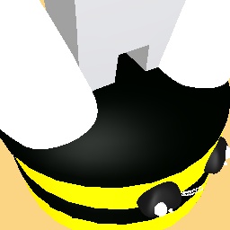 Flying on a cute bee