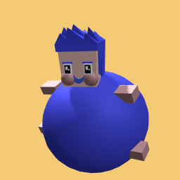 The fat blue guy