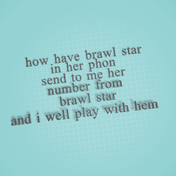 pls send your Brawl star number