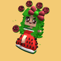 Prinncessrose watermelon costume
