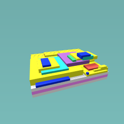 Yellow purple blue green and red