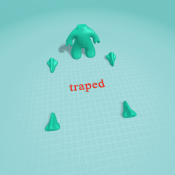 traped