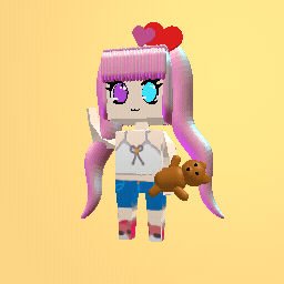 cute teaddy bear girl