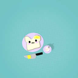 Bear tost with a parfay