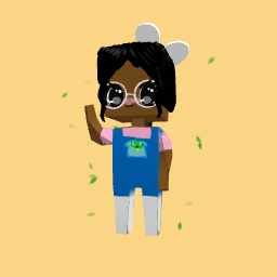 Cute frog girl