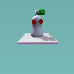 White pikmin cake topping