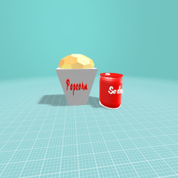Drink and popcorn thingy
