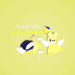 Crewmate yellow amoug us