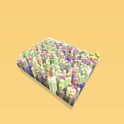 Block of flowers