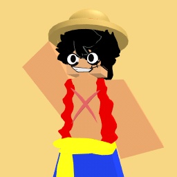Monkey D Luffy  (the first 3d Luffy )