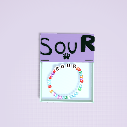 Sour bracelet