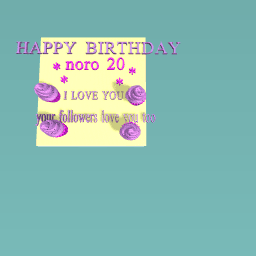 happy birthday noro 20