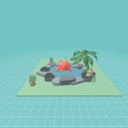 Lake with Crab
