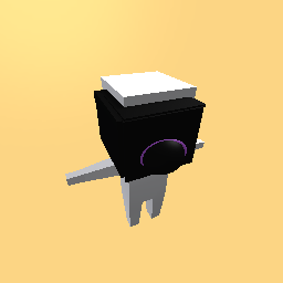 Harstyle: Low bun with purple hair tie