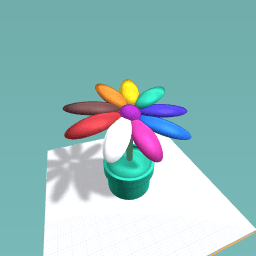 Rainbow flower