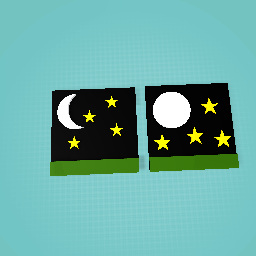 sometimes  a cicle moon and a new moon