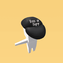 I’m a spy hat is roblox (its not quite good)