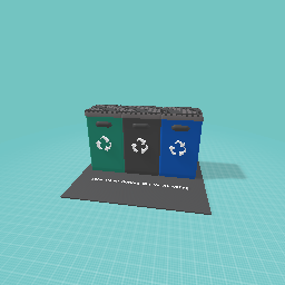 Solar Panel Recycling Bin Model