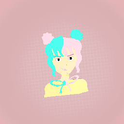 Girl with Eyes and Eyebrows for mission