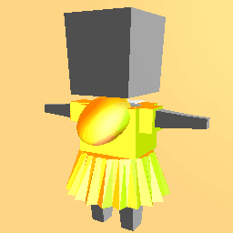 Gold Jacket And Skirt