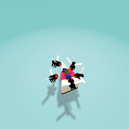 Common housefly feast