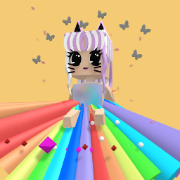 Rainbow girl