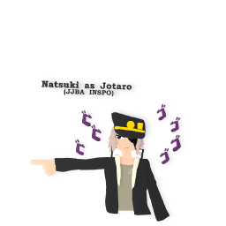 Natsuki as Jotaro (JJBA ISNPO)