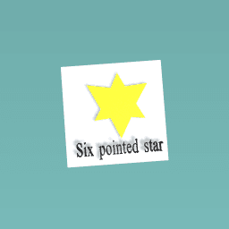 Six pointed star (2D)