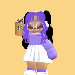 Black purple and white