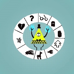 the gravity falls zodiac wheel