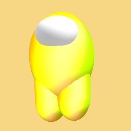 shiny yellow amongus. free at 50 likes