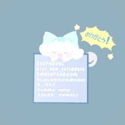 Shoutout list!! ^^