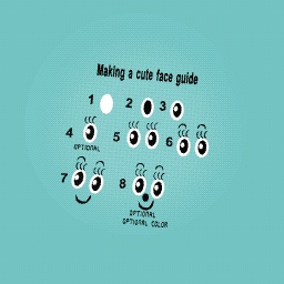 Making a cute face guide