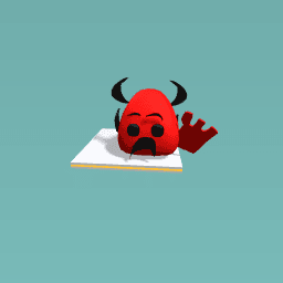 A bad and confused devil blob
