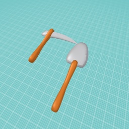A shovel and a AX?