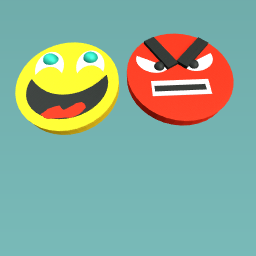 happy and sad face