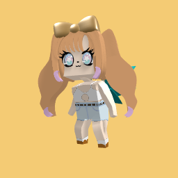 Golden Brunette Girl