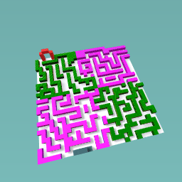 Green and purple maze