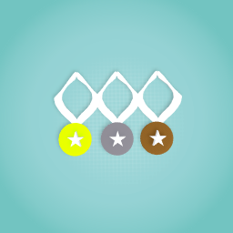 Gold,Silver,Bronze Medals