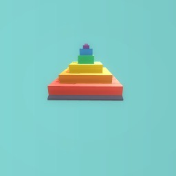 Rainbow pyramid