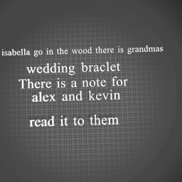 isabella your next clue